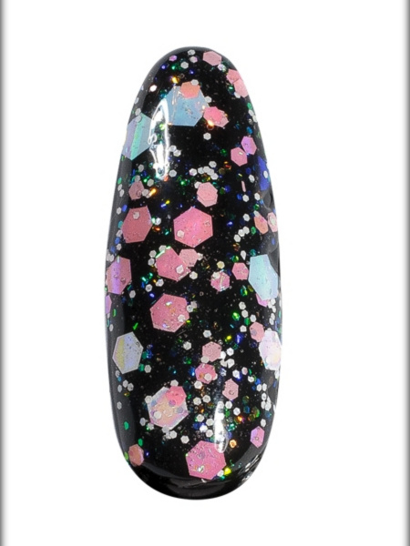 Гель с шиммером Marshmallow Glitter Sofiprofi GEL FOR NAIL DESIGN, 5 мл